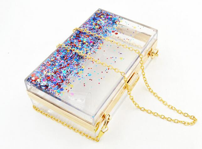 Falling Stars Crossbody Convertible Clutch
