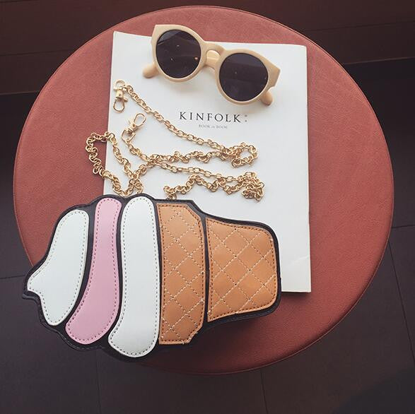 Sweet Treat Ice Cream Cone Crossbody Bag