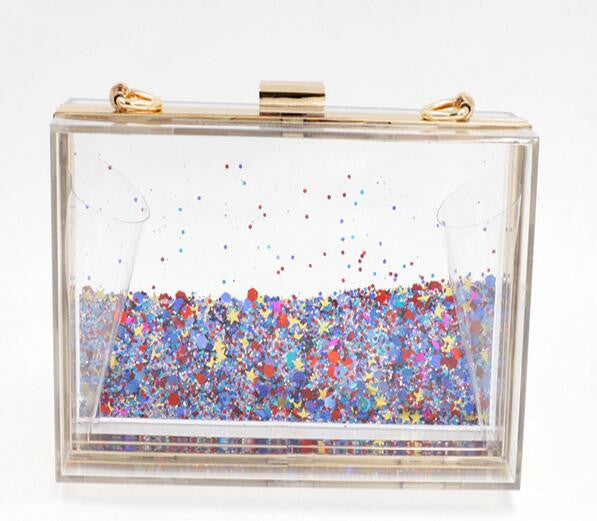 Falling Stars Crossbody Convertible Clutch
