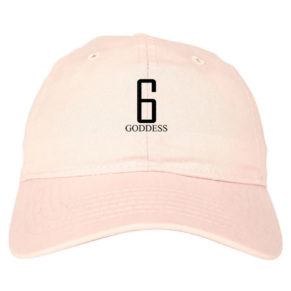 6 Goddess Dad Hat Pink