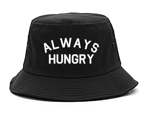 Always Hungry Food black Bucket Hat