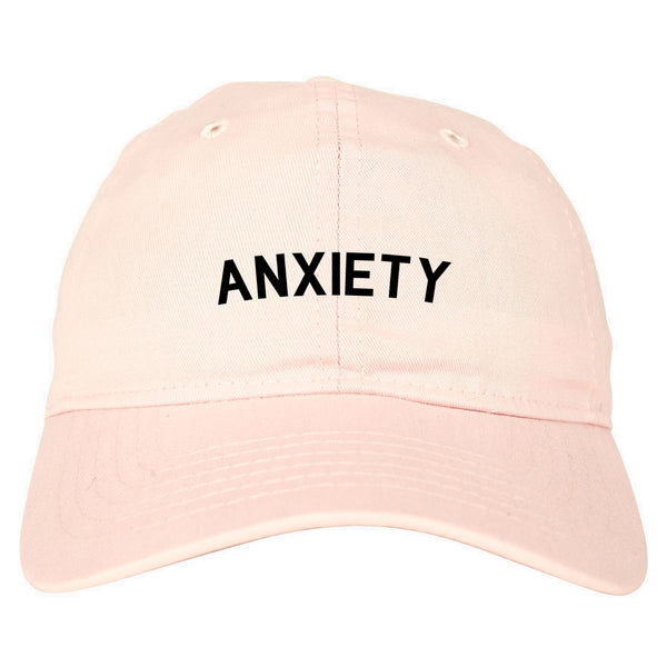 Anxiety Anxious Pink Dad Hat