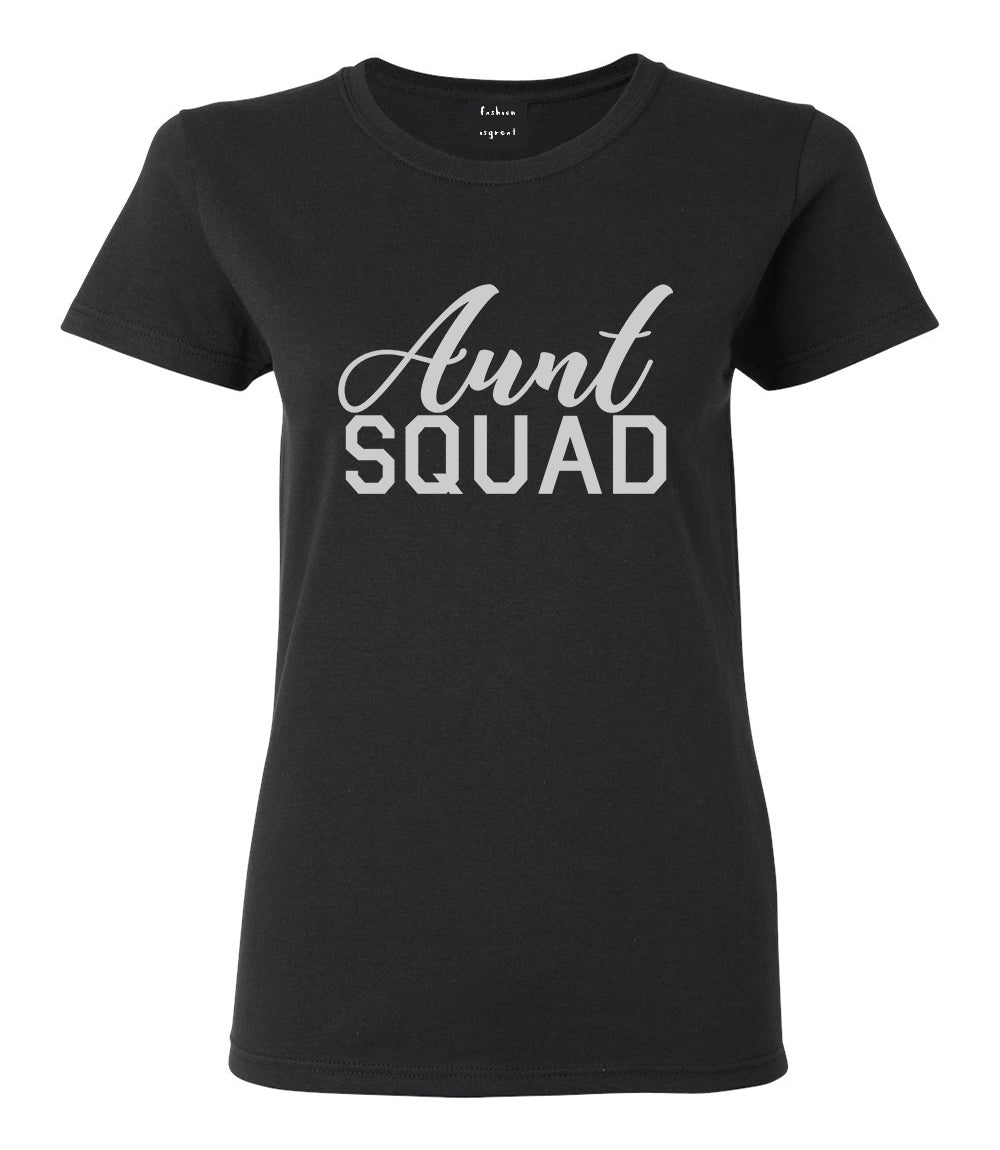 Aunt Squad Auntie Black T-Shirt