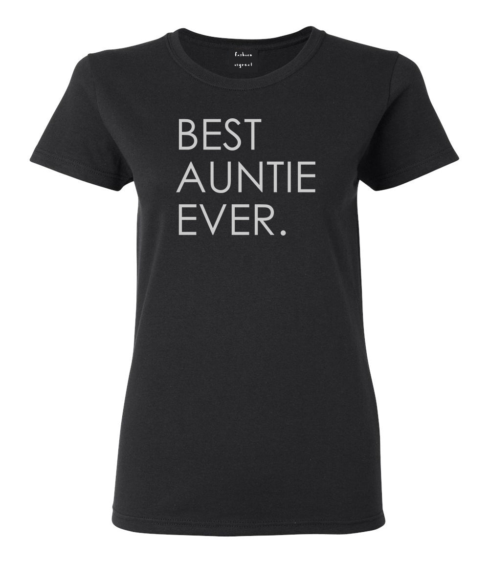 Best Auntie Ever Black Womens T-Shirt