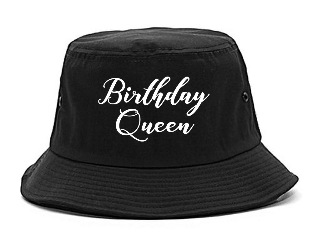 Birthday Queen black Bucket Hat