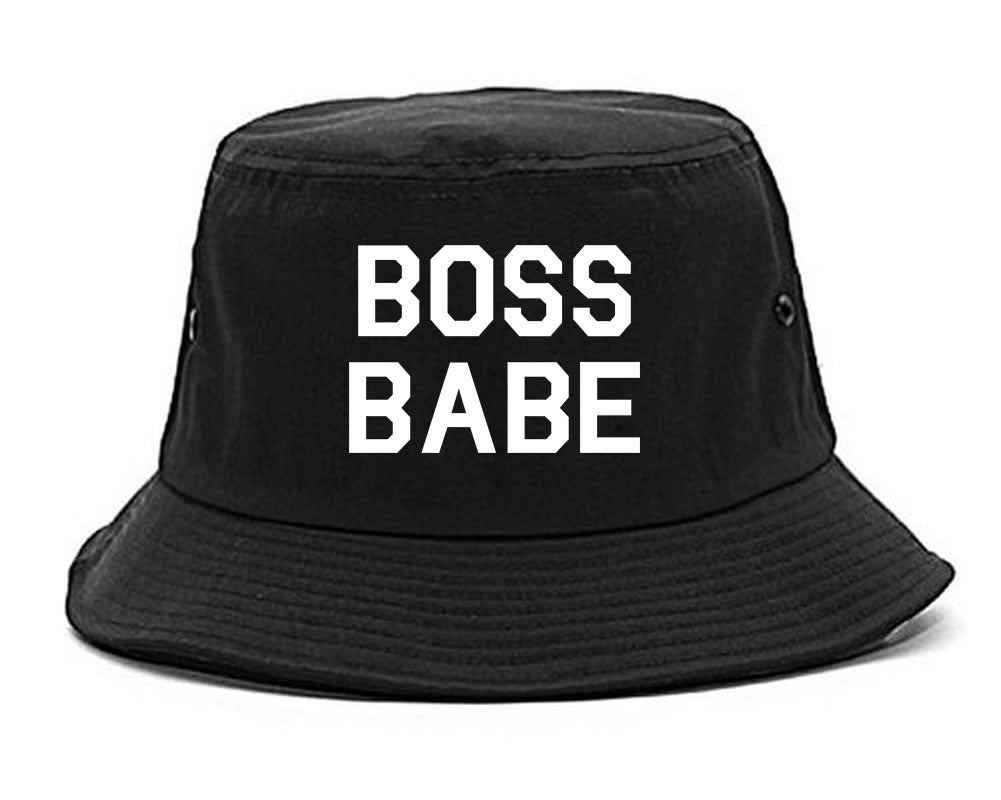 Boss Babe Black Bucket Hat