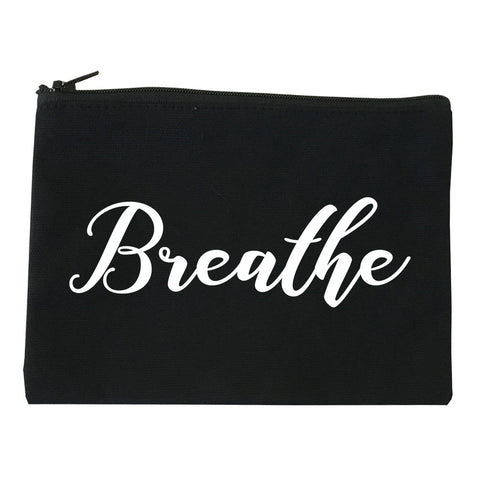 Breathe Yoga Peaceful Black Makeup Bag