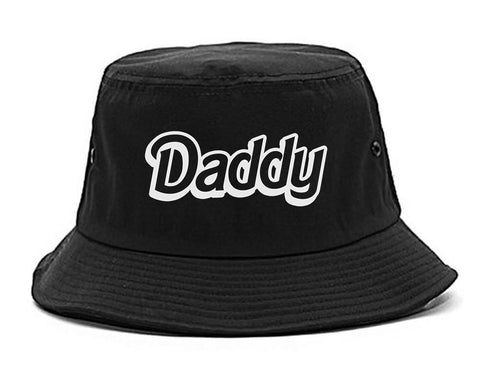 Daddy Pink Bucket Hat Black