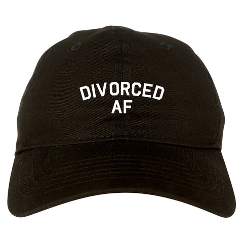 Divorced AF Divorce Break Up Black Dad Hat