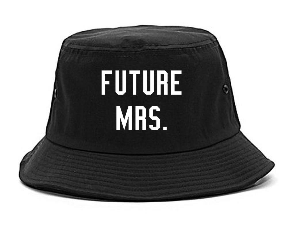 Future Mrs Bride Bridal Shower black Bucket Hat