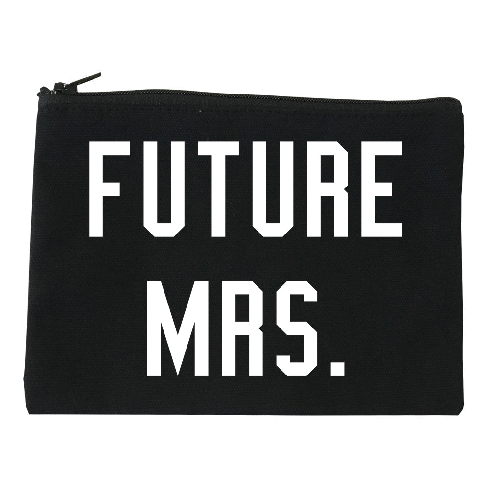 Future Mrs Bride Bridal Shower black Makeup Bag