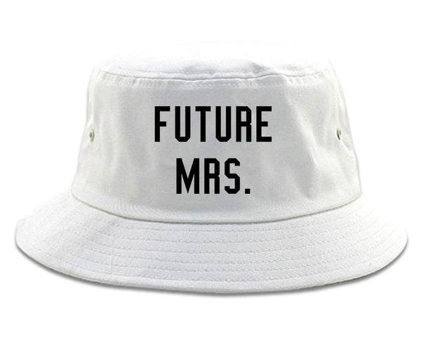 Future Mrs Bride Bridal Shower white Bucket Hat