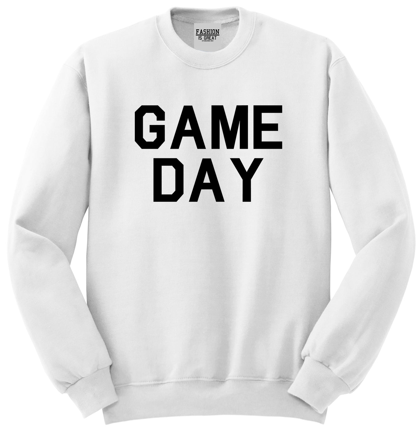 Game Day Sports White Crewneck Sweatshirt