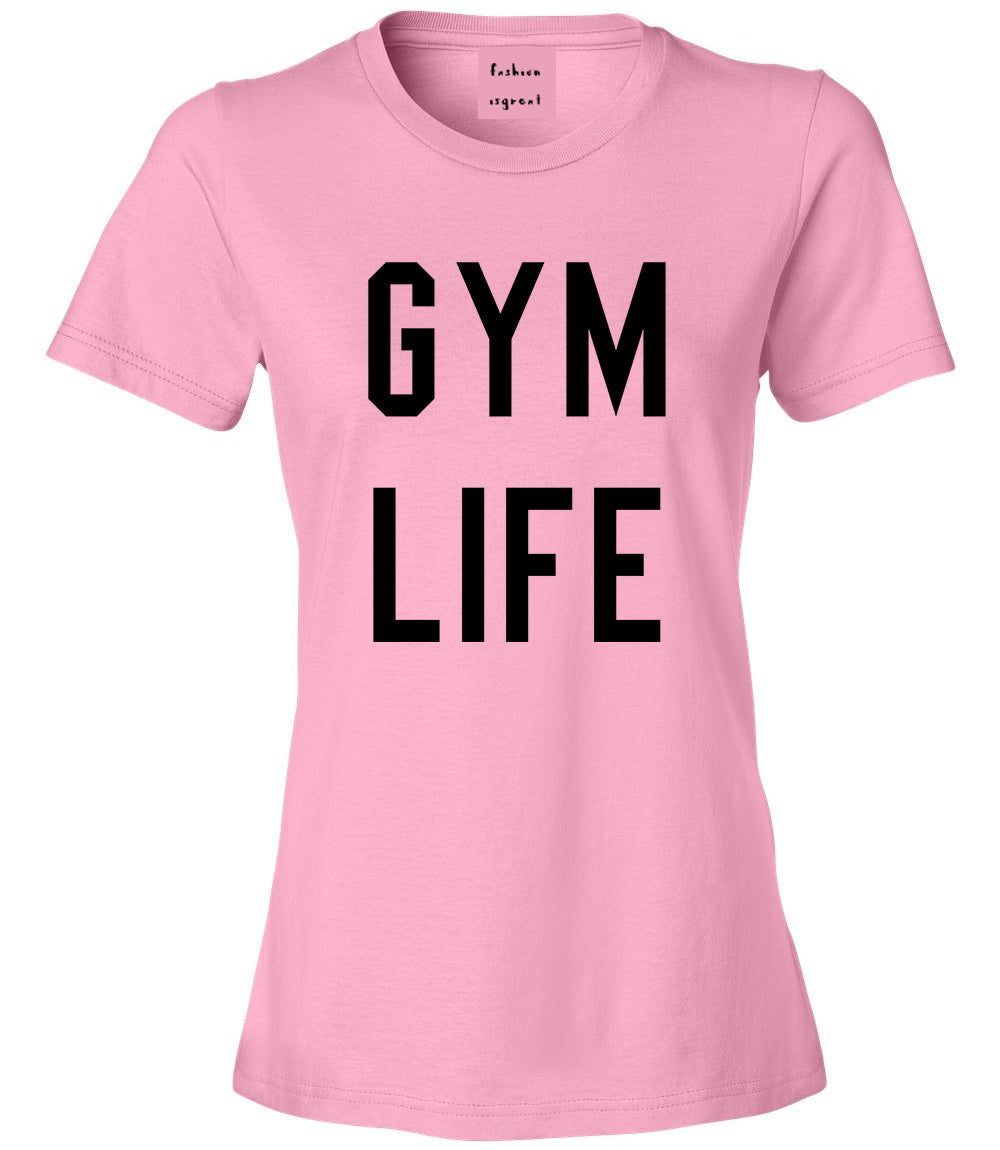 Gym Life Pink T-Shirt