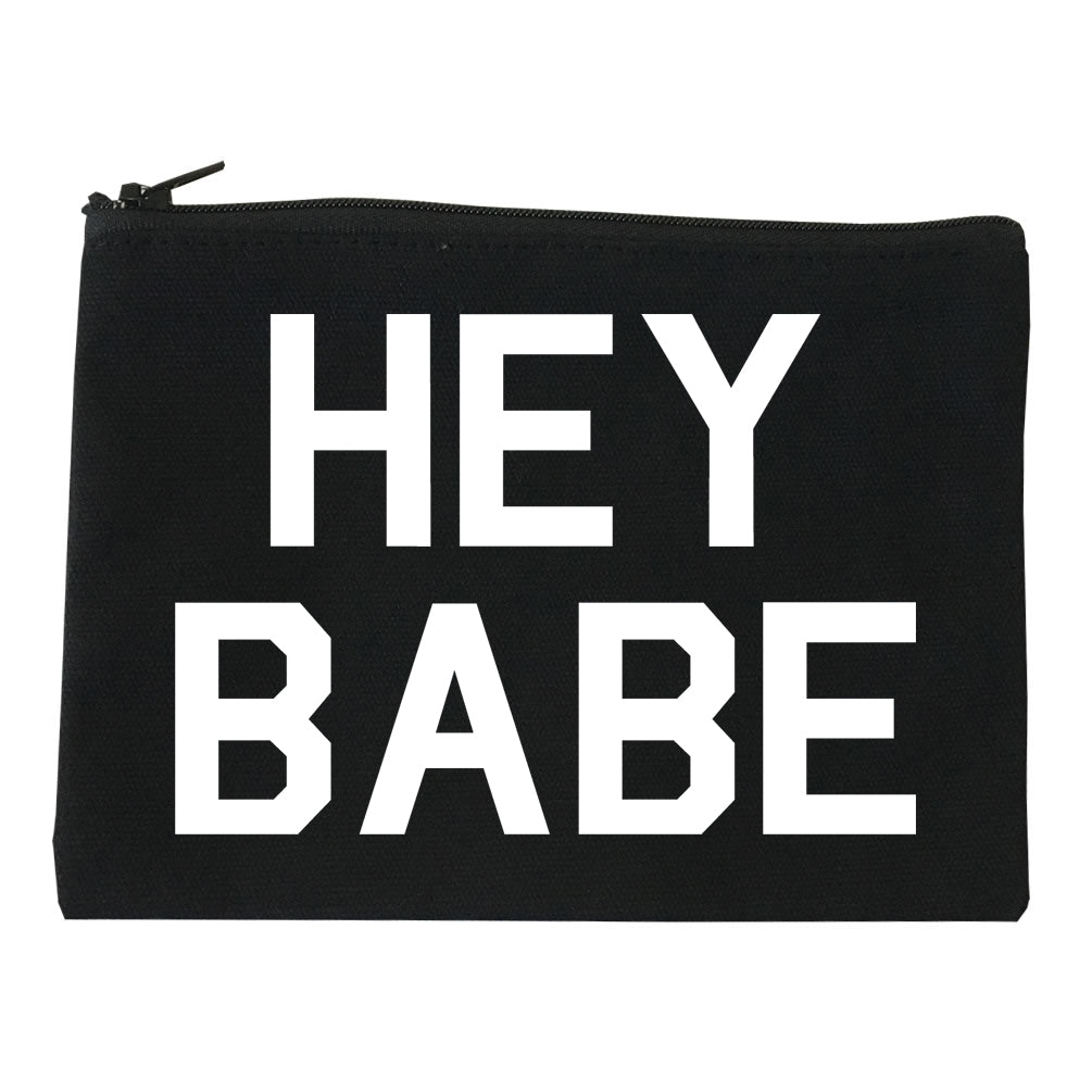 Hey Babe Black Makeup Bag