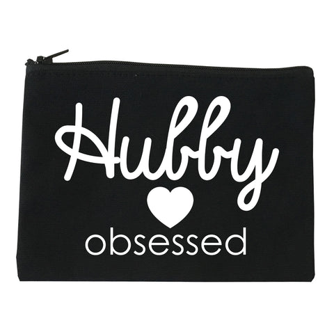 Hubby Obsessed Wife Makeup Bag Red