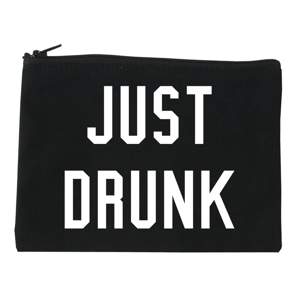 Just Drunk Bridal Party black Makeup Bag