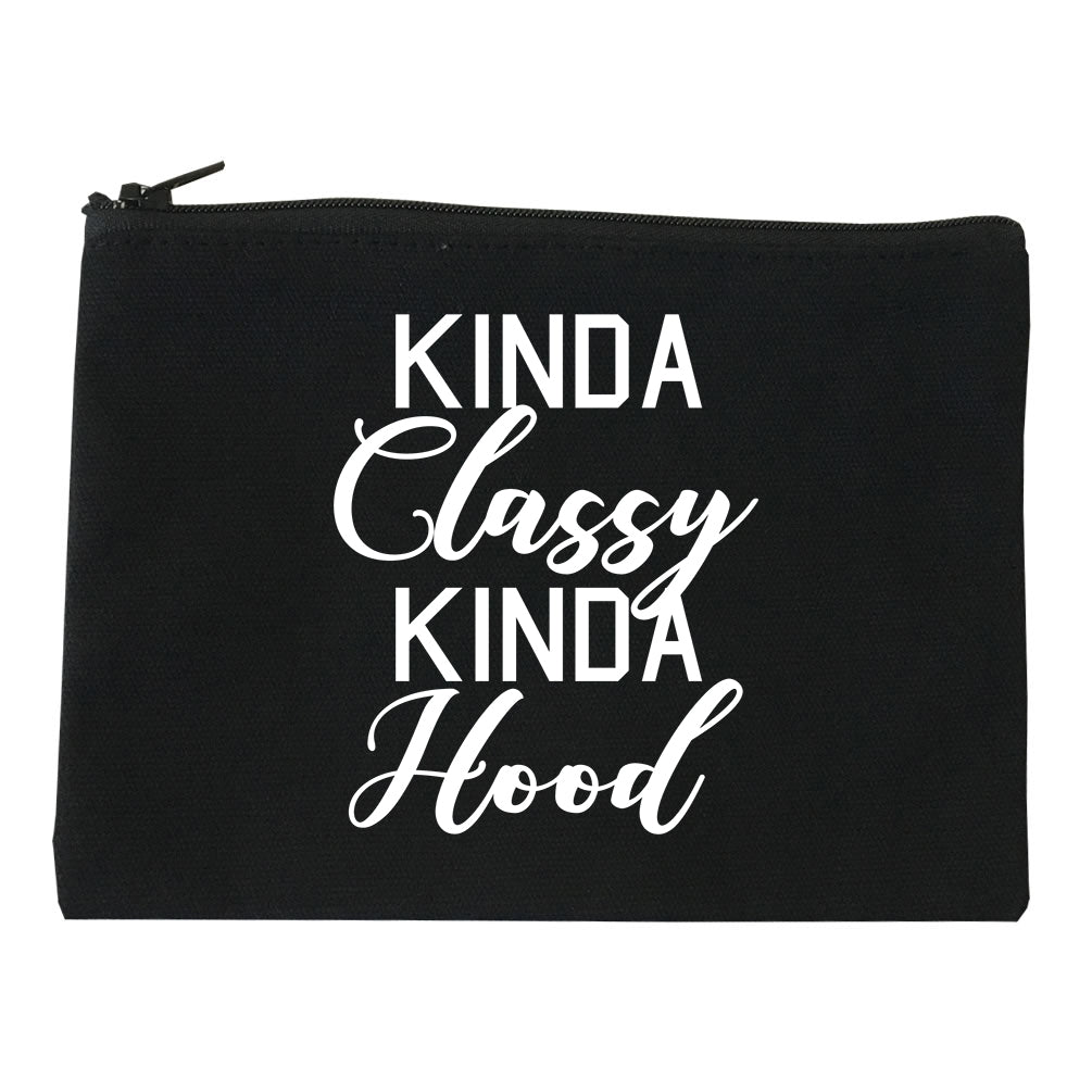 Kinda Classy Kinda Hood black Makeup Bag