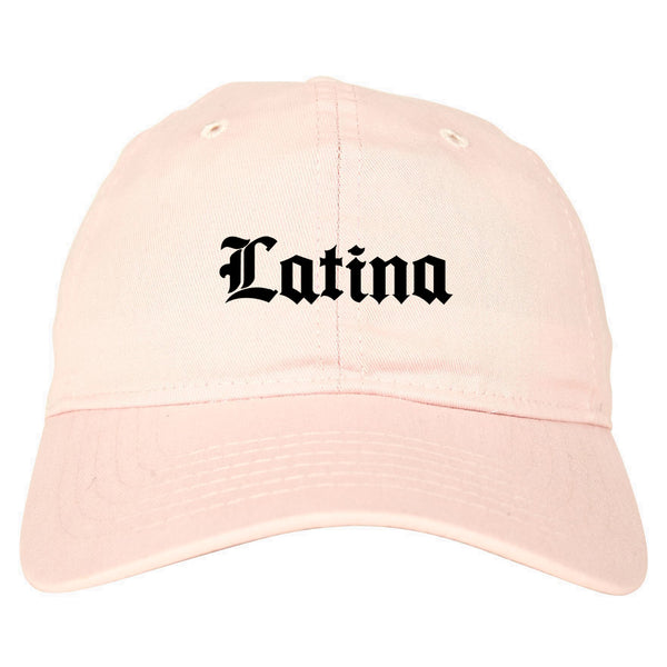 Latina Old English Spanish pink dad hat