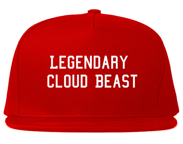 Legendary Cloud Beast Snapback Hat Red
