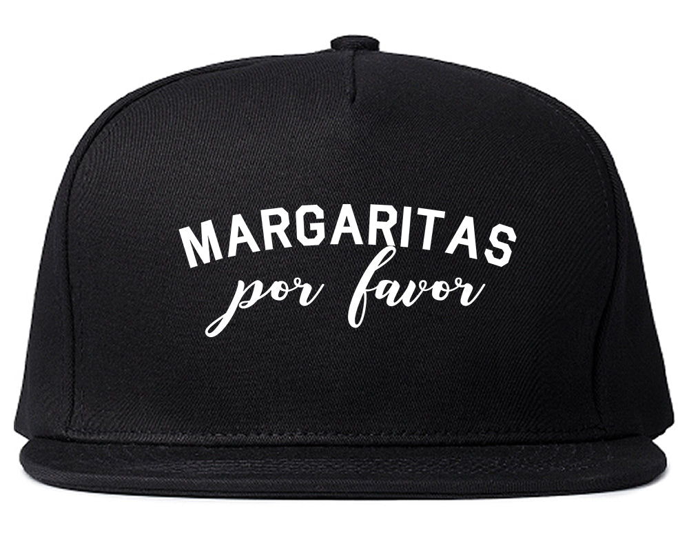 Margaritas Por Favor Spanish Vacation Black Snapback Hat