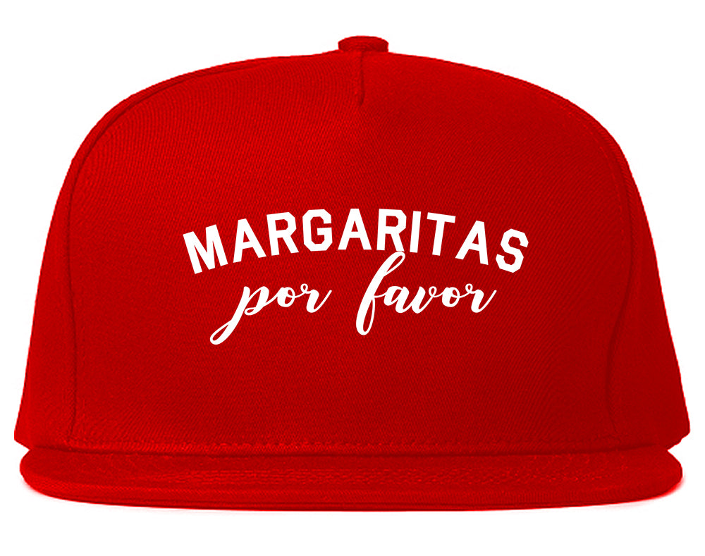 Margaritas Por Favor Spanish Vacation Red Snapback Hat