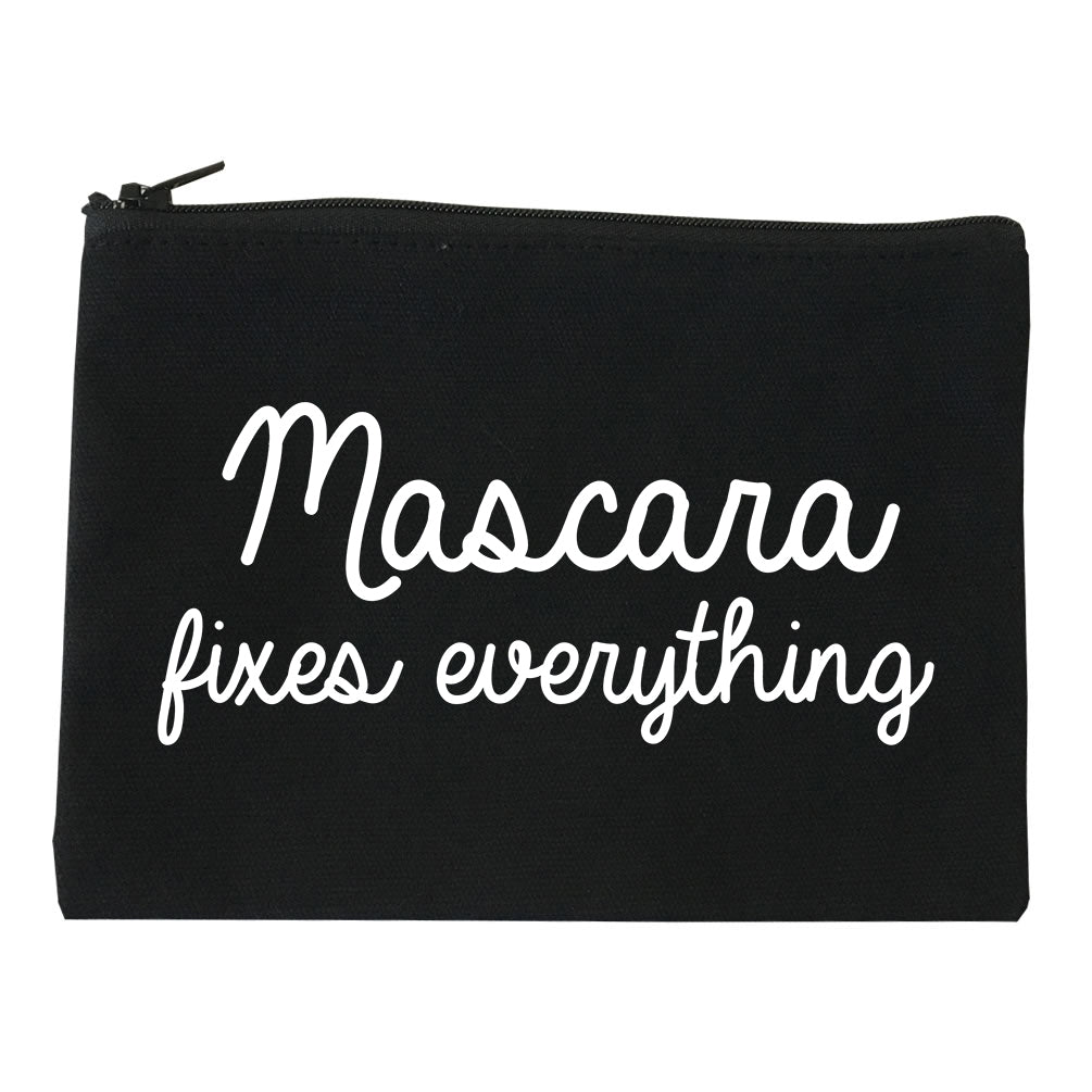 Mascara Fixes Everything Black Makeup Bag