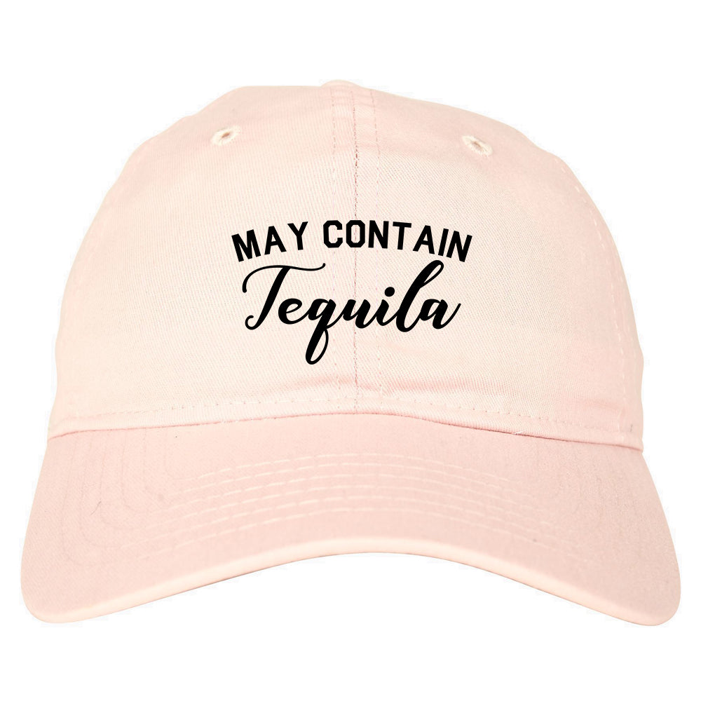 May Contain Tequila Mexico Vacation Pink Dad Hat