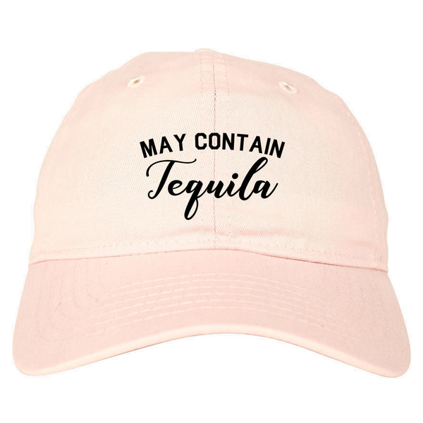 May Contain Tequila Mexico Vacation Pink Dad Hat