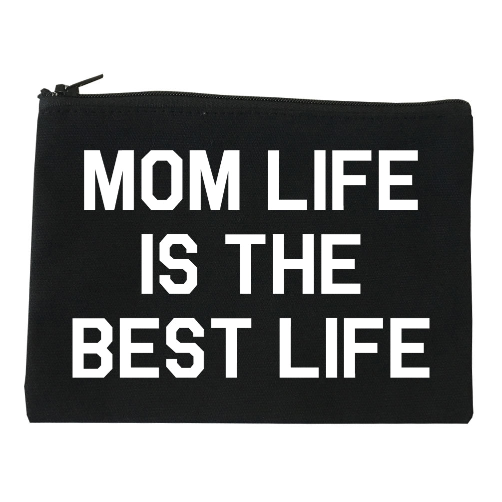 Mom Life Is The Best Mothers Day black Makeup Bag