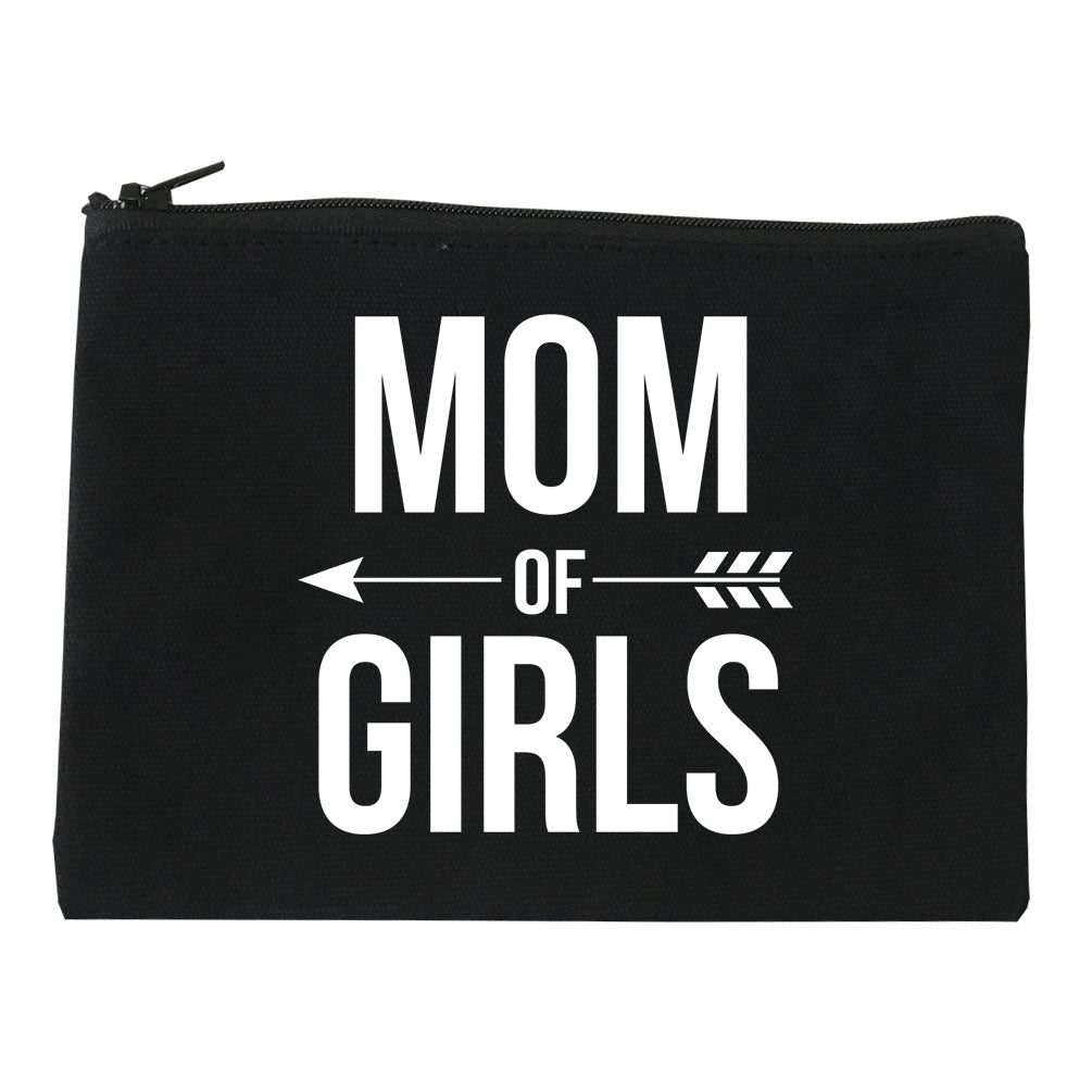 Mom Of Girls Arrow black Makeup Bag