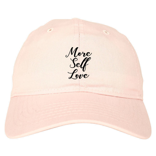 More Self Love pink dad hat