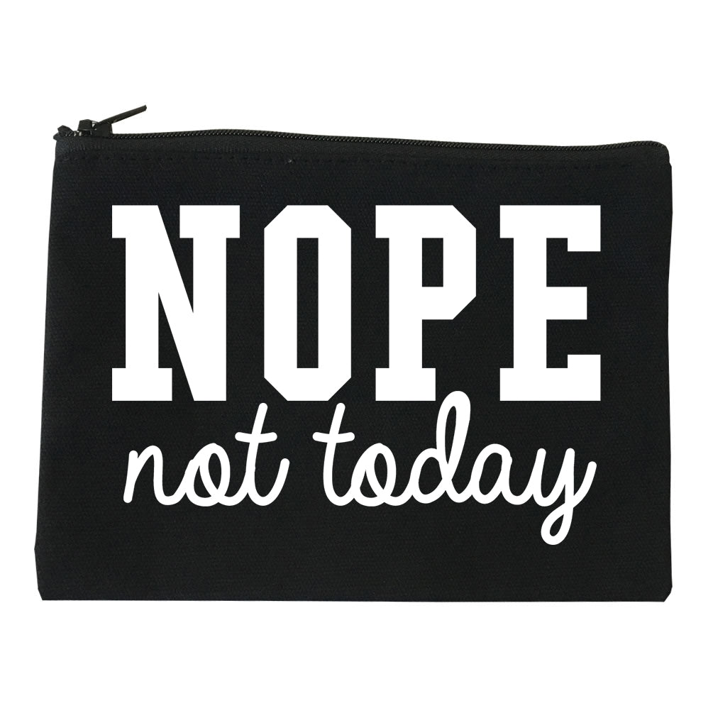 Nope Not Today Makeup Bag Red