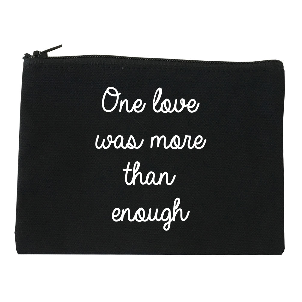 One Love Poem Vibes Chest black Makeup Bag