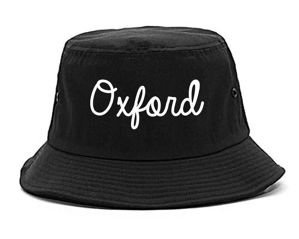 Oxford Britain Script Chest black Bucket Hat