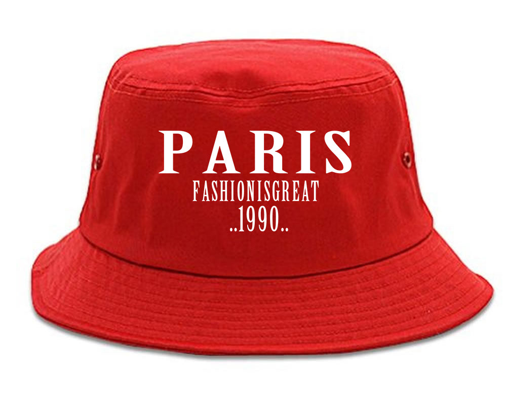 Paris 1990 Bucket Hat