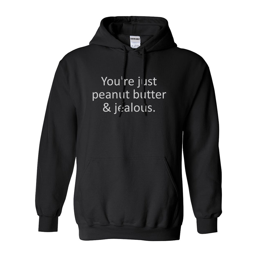 Peanut Butter Jealous Food Black Womens Pullover Hoodie