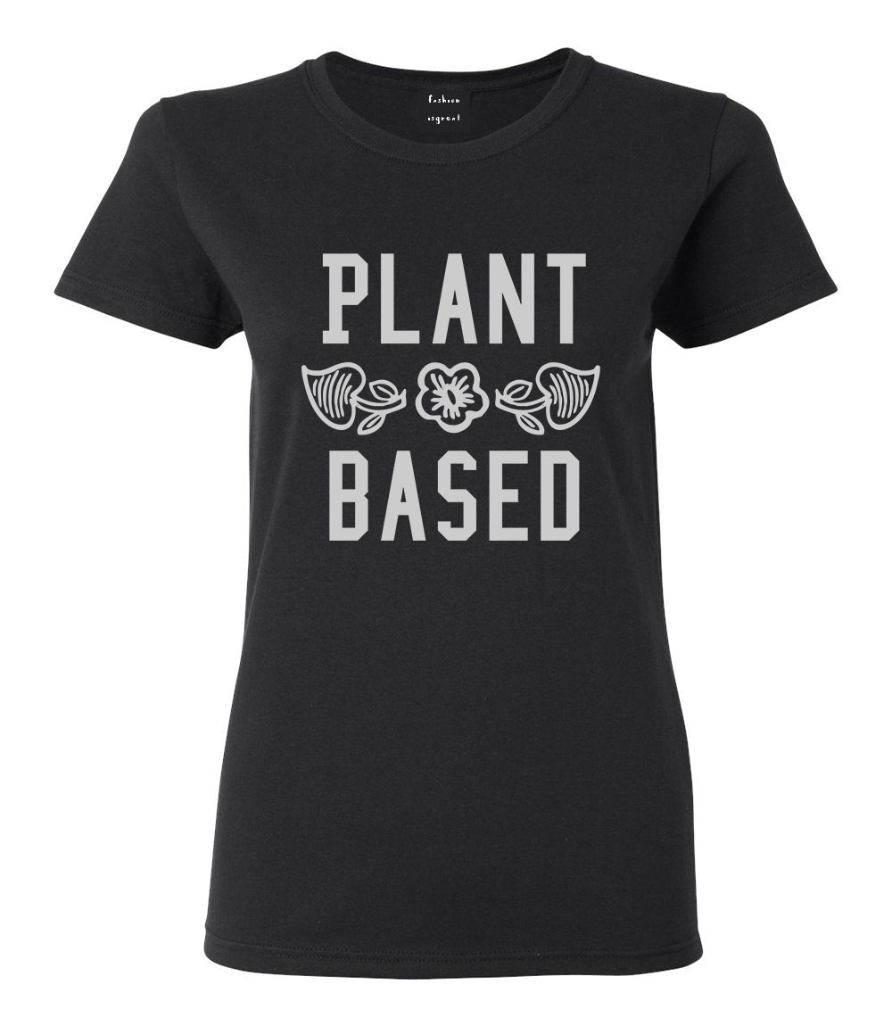 Plant Based Vegan No Meat Black T-Shirt