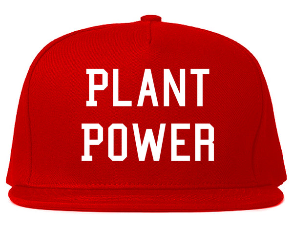 Plant Power Snapback Hat Red