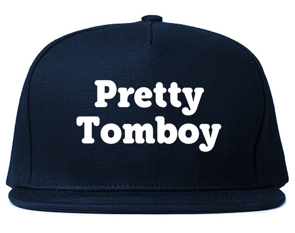 Pretty Tomboy Snapback Hat Blue