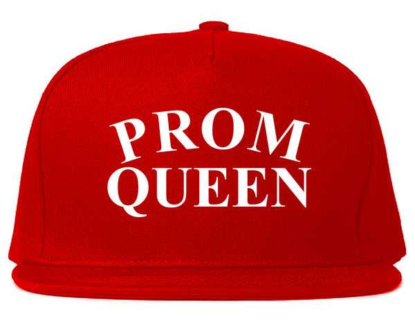 Prom Queen Snapback Hat Red