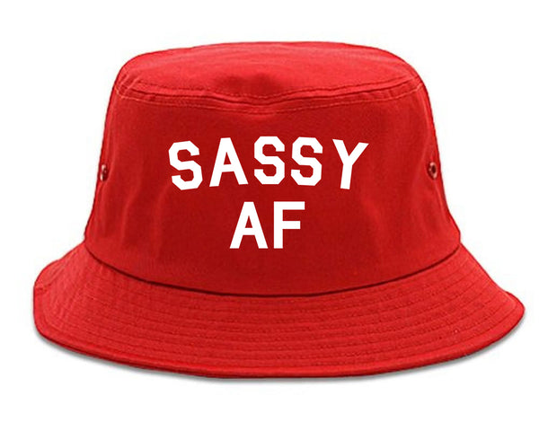 Sassy AF Red Bucket Hat