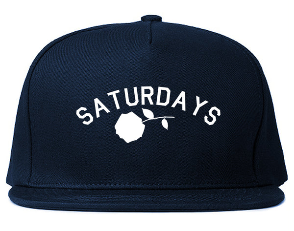 Saturdays Rose Snapback Hat Blue