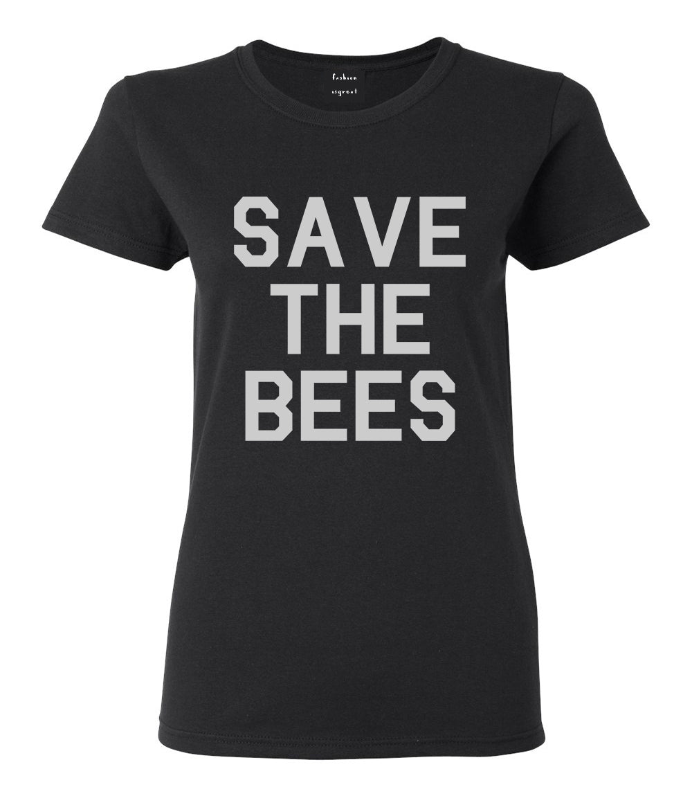Save The Bees Nature Black T-Shirt