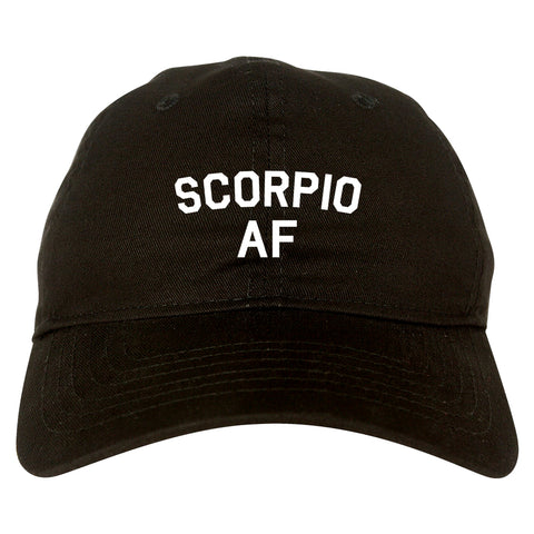 Scorpio AF Astrology Sign Black Dad Hat