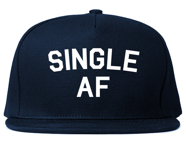 Single AF Girls Night Snapback Hat Blue