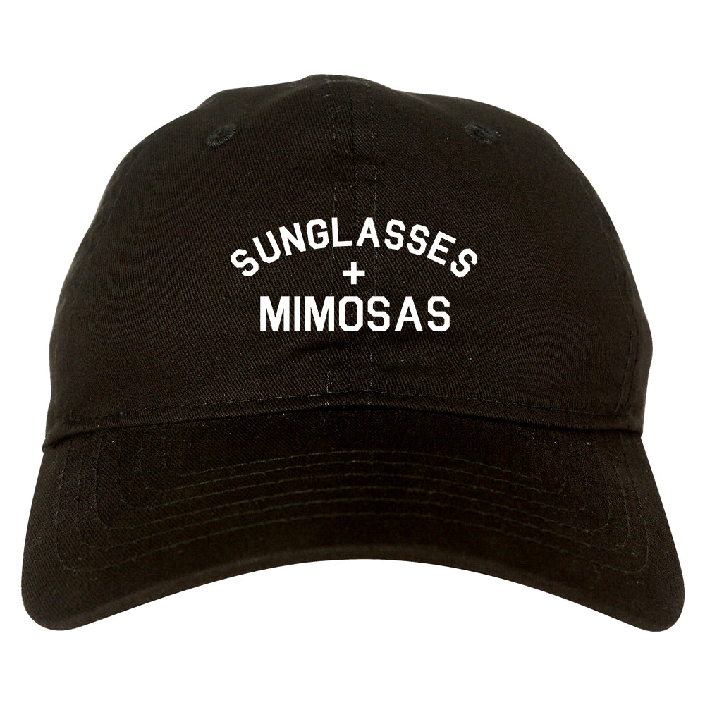 Sunglasses And Mimosas Vacay black dad hat