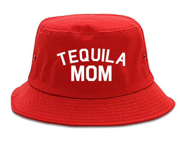 Tequila Mom Funny red Bucket Hat