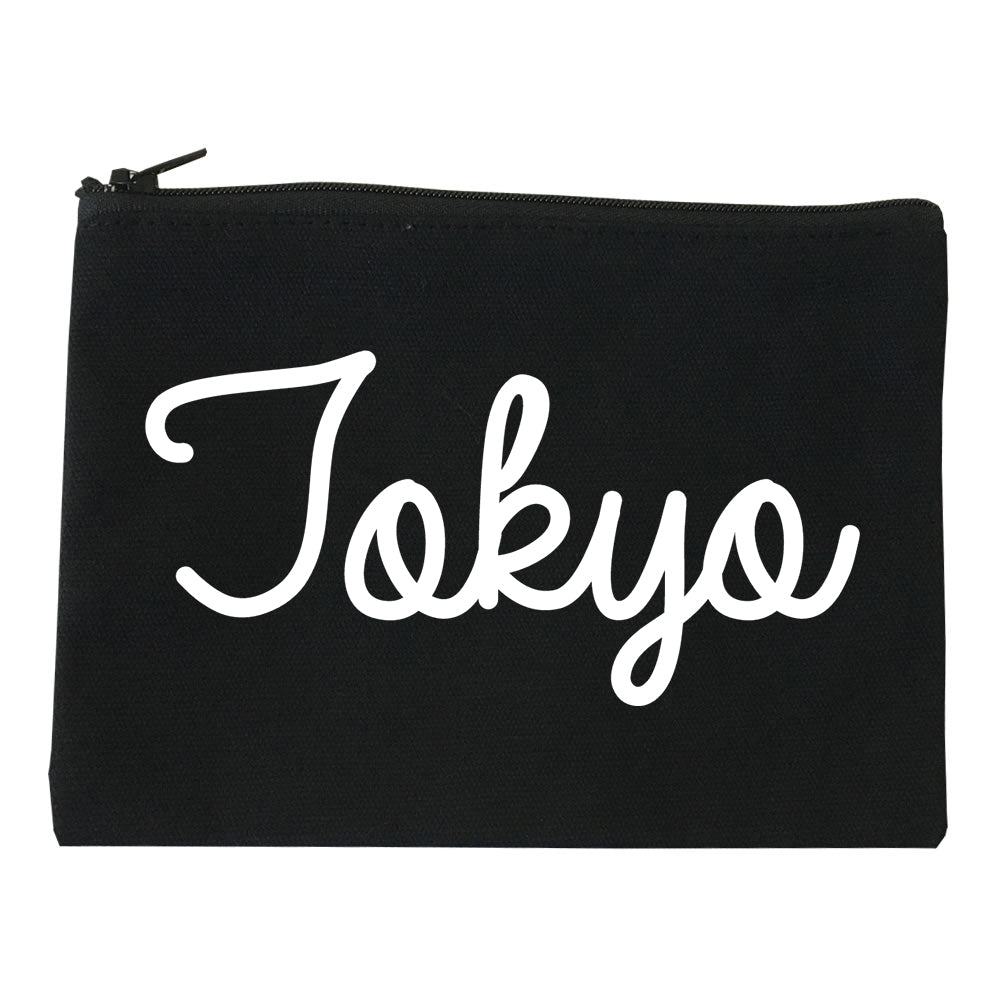 Tokyo Japan Script Chest black Makeup Bag