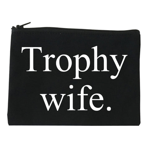Trophy Wife Funny Wifey Gift Makeup Bag Red
